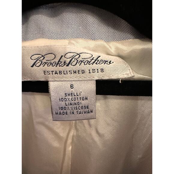 Brooks Brothers Women's Light Blue Blazer Suit Jacket 6 - Picture 3 of 7